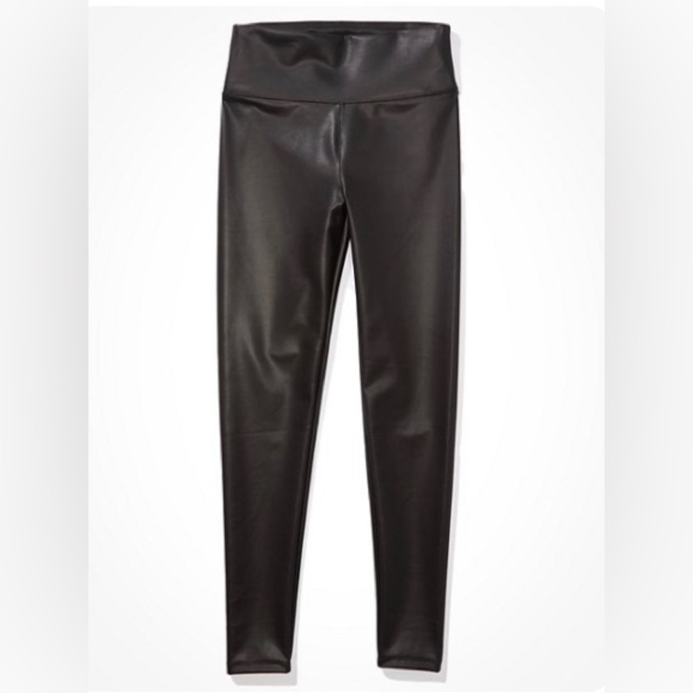 American Eagle Leather Leggings